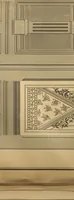 An illustration from New universal moulding book, containing latest styles of mouldings and architectural designs of exterior and interior finish ... rails, balusters and newel posts; architraves; front, interior and store doors .. (1891)