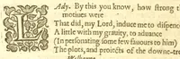 An illustration from A new way to pay old debts : a comoedie as it hath beene often acted at the Phaenix in Drury-Lane, by the Queenes Maiesties Seruants (1633)