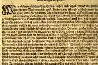 An illustration from New Welt, das ist: Volkommen Beschreibung von Natur, Art vnd Gelegenheit der Newer Welt, die man sonst America oder West-Jndien nennet, : in zwey Theil abgetheilt. ... (1600)