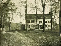 An illustration from The New York and Albany post road from Kings Bridge to "the ferry at Crawlier, over against Albany" : being an account of a jaunt on foot made at sundry convenient times between May and November, nineteen hundred and five (1905)