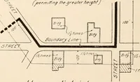 An illustration from New York city building zone resolution restricting the height and use of buildings and prescribing the minimum sizes of their yards and courts; with explanatory notes that will be helpful to owners, builders and architects (1920)