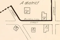 An illustration from New York city building zone resolution restricting the height and use of buildings and prescribing the minimum sizes of their yards and courts; with explanatory notes that will be helpful to owners, builders and architects (1920)