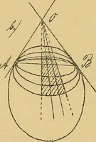 An illustration from Nicht-Euklidische Geometrie (1893)