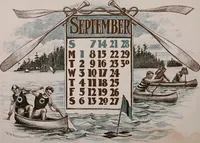 An illustration from Nineteen hundred and two : a calendar for the year 1902; with drawings by the Toronto Art League illustrating some Canadian sports & pastimes (1902)