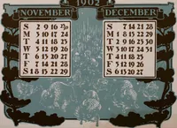 An illustration from Nineteen hundred and two : a calendar for the year 1902; with drawings by the Toronto Art League illustrating some Canadian sports & pastimes (1902)