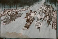 Picture 18 of 19 from Nineteen hundred and two : a calendar for the year 1902; with drawings by the Toronto Art League illustrating some Canadian sports & pastimes (1902), leaf 20
