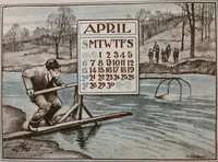 Picture 4 of 19 from Nineteen hundred and two : a calendar for the year 1902; with drawings by the Toronto Art League illustrating some Canadian sports & pastimes (1902), leaf 7