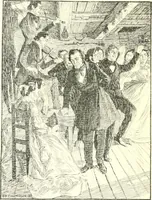 An illustration from Ninety-eight : a calendar for the year 1898; with some drawings suggestive of the everyday life of the past in Canada (1898)