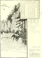 Picture 4 of 30 from Ninety-eight : a calendar for the year 1898; with some drawings suggestive of the everyday life of the past in Canada (1898), leaf 5
