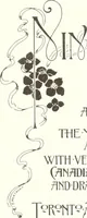Picture 1 of 33 from Ninety-four : a calendar for the year of Our Lord MDCCCXCIV; with verses by some of the Canadian writers of verse and drawings by members of the Toronto Art Students' League (1894), leaf 2