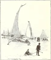 An illustration from Ninety-four : a calendar for the year of Our Lord MDCCCXCIV; with verses by some of the Canadian writers of verse and drawings by members of the Toronto Art Students' League (1894)