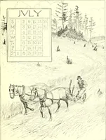 Picture 16 of 34 from Ninety-nine : a calendar for the year 1899; with drawings illustrative of country life in Canada (1899), leaf 16