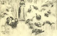 An illustration from Ninety-nine : a calendar for the year 1899; with drawings illustrative of country life in Canada (1899)