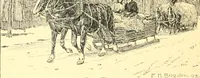 An illustration from Ninety-nine : a calendar for the year 1899; with drawings illustrative of country life in Canada (1899)