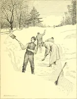 An illustration from Ninety-nine : a calendar for the year 1899; with drawings illustrative of country life in Canada (1899)