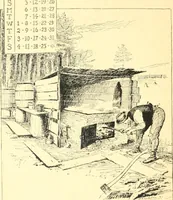 An illustration from Ninety-nine : a calendar for the year 1899; with drawings illustrative of country life in Canada (1899)