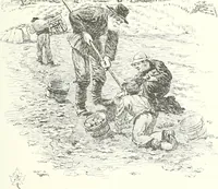 An illustration from Ninety-three : a calendar for the year of our Lord MDCCCXCIII; with verses by some of the Canadian writers of verse and drawings by members of the Toronto Art Students' League (1893)