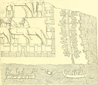 An illustration from Nineveh and Babylon; a narrative of a second expedition to Assyria during the years 1849, 1850, and 1851 (1867)