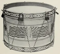 An illustration from Noble & Cooley : Manufacturers of toy drums, banjos, tambourines, zitherns, rolling hooples (1901)
