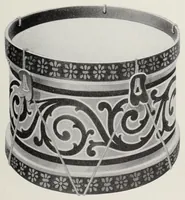 An illustration from Noble & Cooley : Manufacturers of toy drums, banjos, tambourines, zitherns, rolling hooples (1901)
