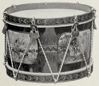 An illustration from Noble & Cooley : Manufacturers of toy drums, banjos, tambourines, zitherns, rolling hooples (1901)