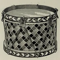 An illustration from Noble & Cooley : Manufacturers of toy drums, banjos, tambourines, zitherns, rolling hoops, sand mills, etc. (1907)