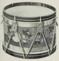 An illustration from Noble & Cooley : Toy drums, banjos, tambourines, rolling hoops, etc. (1912)