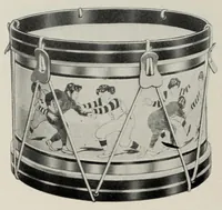 An illustration from Noble & Cooley : Toy drums, banjos, tambourines, rolling hoops, etc. (1912)