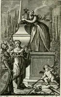 An illustration from Noites jozephinas de Mirtilo : sobre a infausta morte do Serenissimo Senhor D. Joze Principe do Brazil, dedicadas ao consterna do povo luzitano (1790)