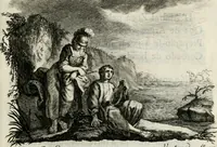 An illustration from Noites jozephinas de Mirtilo : sobre a infausta morte do Serenissimo Senhor D. Joze Principe do Brazil, dedicadas ao consterna do povo luzitano (1790)