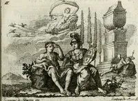 An illustration from Noites jozephinas de Mirtilo : sobre a infausta morte do Serenissimo Senhor D. Joze Principe do Brazil, dedicadas ao consterna do povo luzitano (1790)