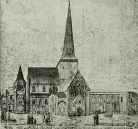 An illustration from Norges kirker i det 16de og 17de aarhundrede (1911)