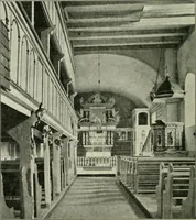 An illustration from Norges kirker i det 16de og 17de aarhundrede (1911)