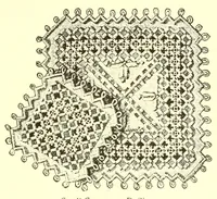 An illustration from Norwegian drawn work (Hardanger) (1905)