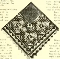 An illustration from Norwegian drawn work (Hardanger) (1905)