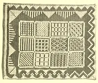 An illustration from Norwegian drawn work (Hardanger) (1905)