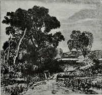 An illustration from The Norwich school of painting : being a full account of the Norwich exhibitions, the lives of the painters, the lists of their respecitve exhibits and descriptions of the pictures (1905)