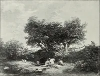 An illustration from The Norwich school of painting : being a full account of the Norwich exhibitions, the lives of the painters, the lists of their respecitve exhibits and descriptions of the pictures (1905)
