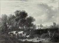 An illustration from The Norwich school of painting : being a full account of the Norwich exhibitions, the lives of the painters, the lists of their respecitve exhibits and descriptions of the pictures (1905)