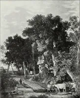 An illustration from The Norwich school of painting : being a full account of the Norwich exhibitions, the lives of the painters, the lists of their respecitve exhibits and descriptions of the pictures (1905)