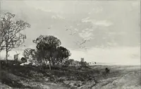 An illustration from The Norwich school of painting : being a full account of the Norwich exhibitions, the lives of the painters, the lists of their respecitve exhibits and descriptions of the pictures (1905)