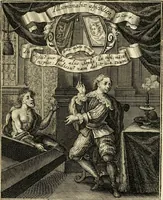 An illustration from Peripateticus nostri temporis, seu, Philosophus discursivus : in biennali cursu, per discursus symbolico-physicos, ad discursum, juxta sanctorum philosophorum exempla, piè curiosum instructus .. (1724)
