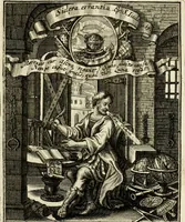 An illustration from Peripateticus nostri temporis, seu, Philosophus discursivus : in biennali cursu, per discursus symbolico-physicos, ad discursum, juxta sanctorum philosophorum exempla, piè curiosum instructus .. (1724)