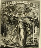 An illustration from Peripateticus nostri temporis, seu, Philosophus discursivus : in biennali cursu, per discursus symbolico-physicos, ad discursum, juxta sanctorum philosophorum exempla, piè curiosum instructus .. (1724)