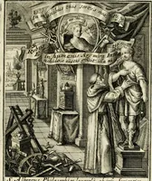An illustration from Peripateticus nostri temporis, seu, Philosophus discursivus : in biennali cursu, per discursus symbolico-physicos, ad discursum, juxta sanctorum philosophorum exempla, piè curiosum instructus .. (1724)