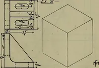 An illustration from Notes for mechanical drawing; arranged for the use of the students of the Mechanic arts high school and the Evening school of trades (1904)