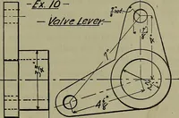 An illustration from Notes for mechanical drawing; arranged for the use of the students of the Mechanic arts high school and the Evening school of trades (1904)