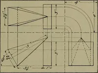 An illustration from Notes for mechanical drawing; arranged for the use of the students of the Mechanic arts high school and the Evening school of trades (1904)