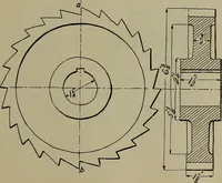 An illustration from Notes for mechanical drawing; arranged for the use of the students of the Mechanic arts high school and the Evening school of trades (1904)