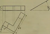 An illustration from Notes for mechanical drawing; arranged for the use of the students of the Mechanic arts high school and the Evening school of trades (1904)